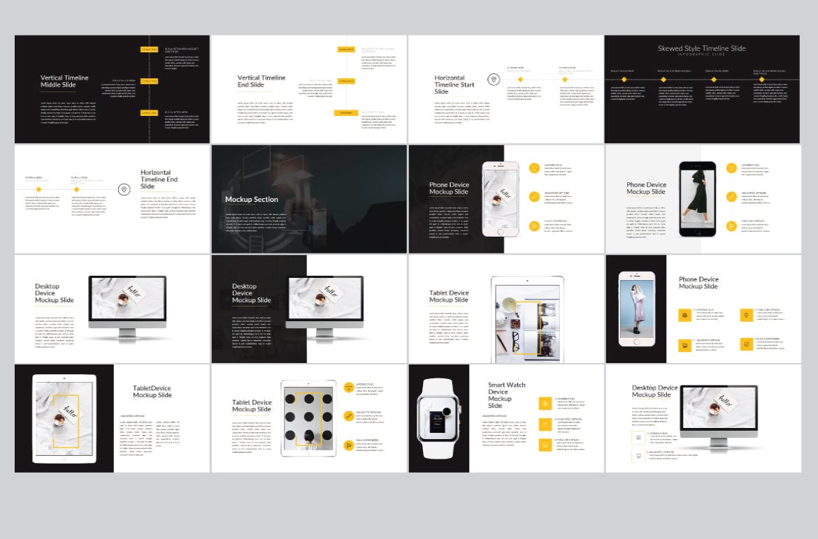 时尚简约设计风格多用途素材库精选PPT模板 Sparta | Powerpoint Template插图(5)