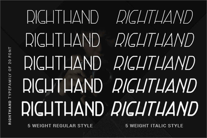 Right Hand font插图1