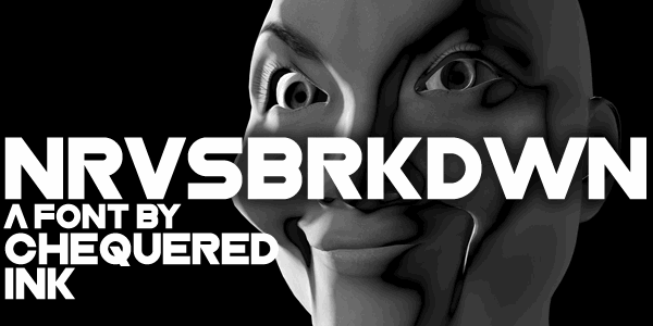 Nrvsbrkdwn font插图 Nrvsbrkdwn font插图