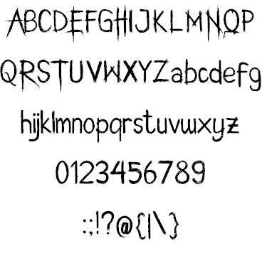 AnotherScream font插图7 AnotherScream font插图7