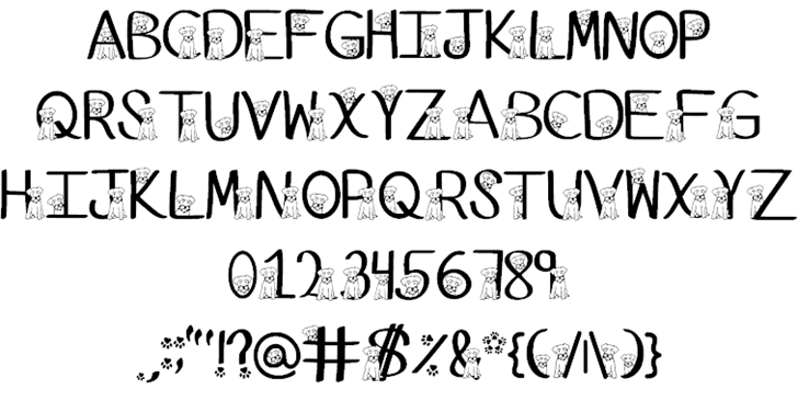 Ks Schnauzer Hide N Seek font插图3