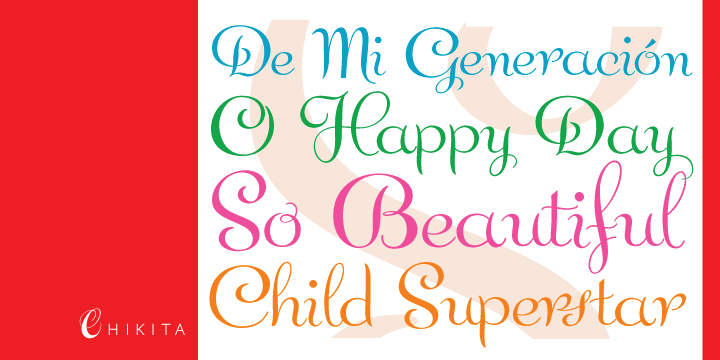 Chikita Font Family插图