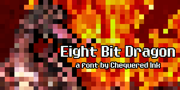 Eight Bit Dragon font插图 Eight Bit Dragon font插图