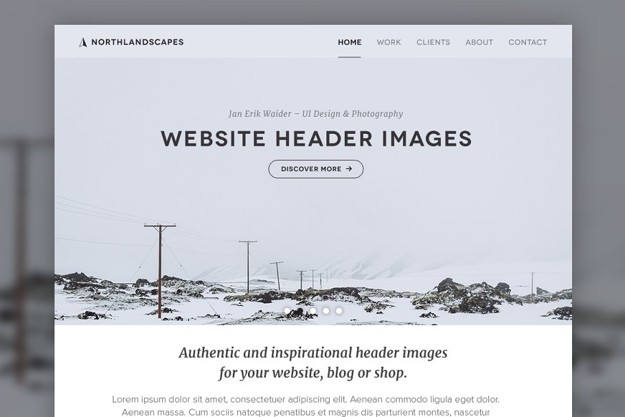 10张网站广告标题照片 10 Website Header Photos (MINIMAL 2)插图(1)