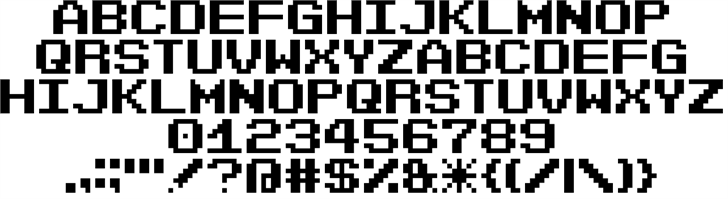 Barcade Brawl font插图2 Barcade Brawl font插图2