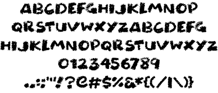 Chunky Chalk font插图1 Chunky Chalk font插图1