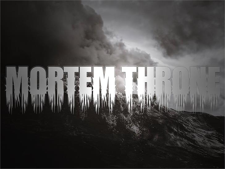 Mortem Throne font插图 Mortem Throne font插图