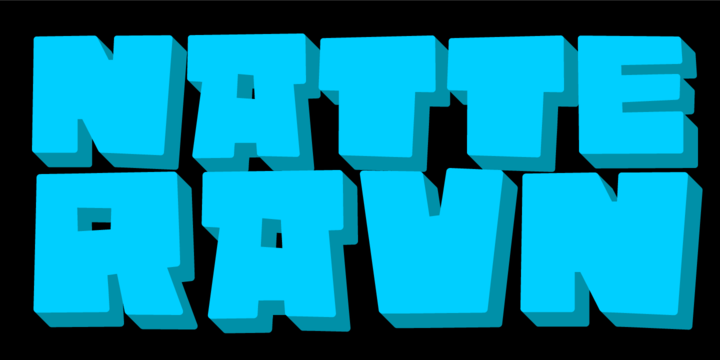 Natteravn Font Family插图