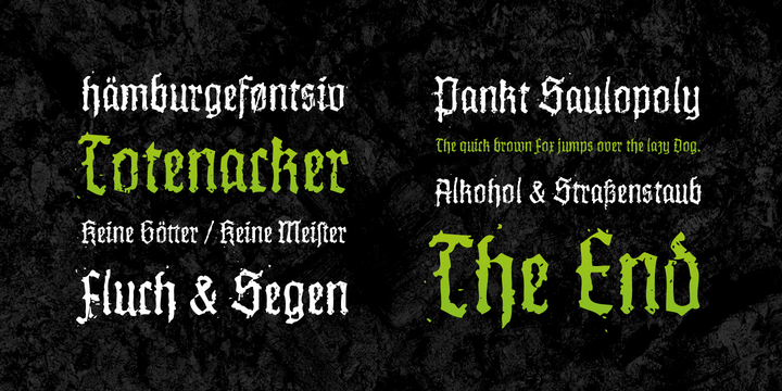 XXII InAshes Font插图5