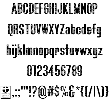 Bluefish_ERODED DEMO font插图2