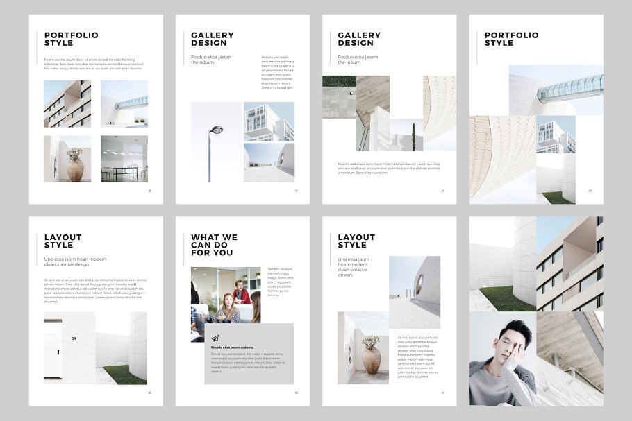 创意视觉设计品牌PPT幻灯片模板 NORS Vertical Powerpoint + 20 Photos插图(8)