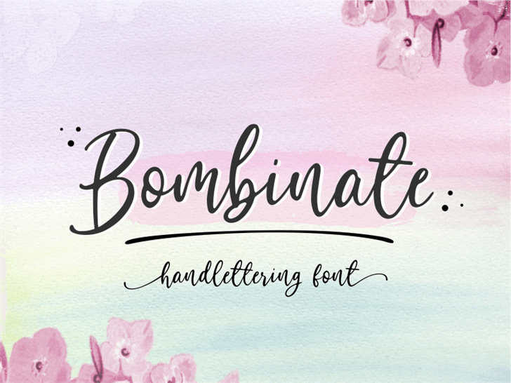 Bombinate font插图 Bombinate font插图