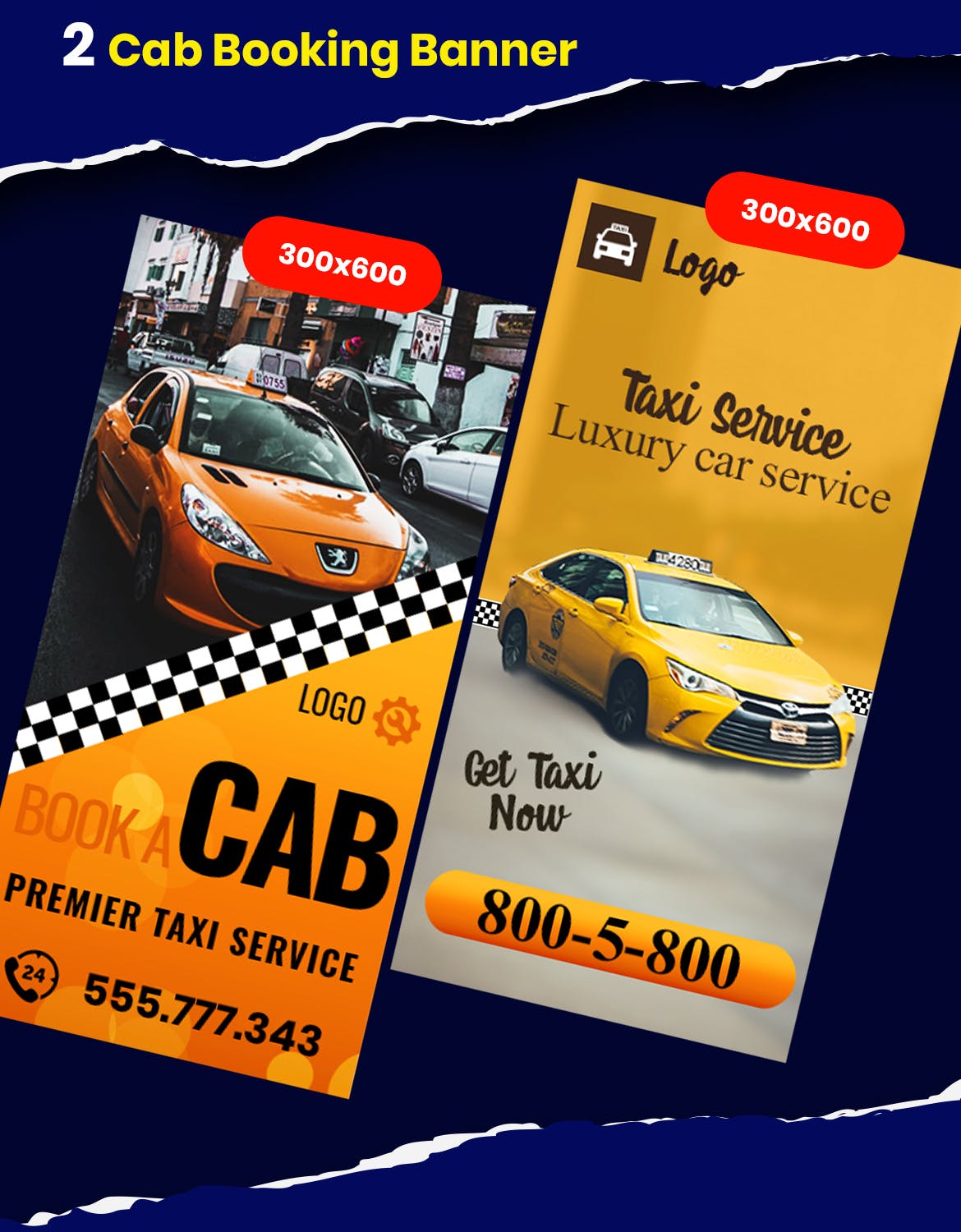 25款多尺寸谷歌创意广告Banner图设计模板 25 Ad Banner Bundle插图(4)