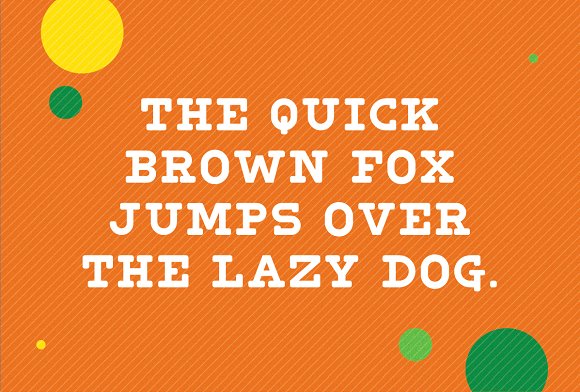 Blocky Slab – Font插图2