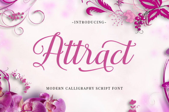 Attract Font插图