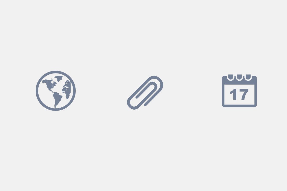 24枚办公用具矢量素材库精选图标 24 Office Icons插图(1)