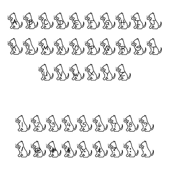 Ks Alphacat font插图2