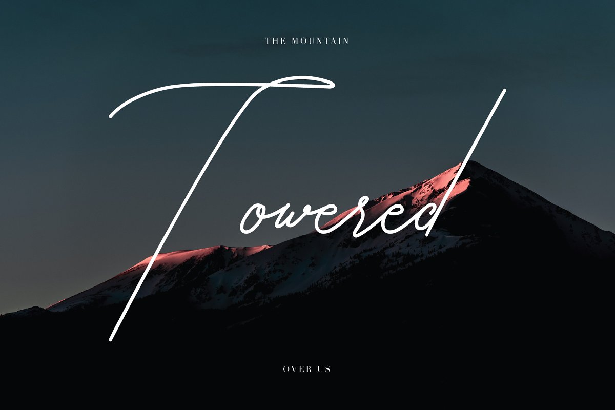 Qurates Signature Two Font插图3