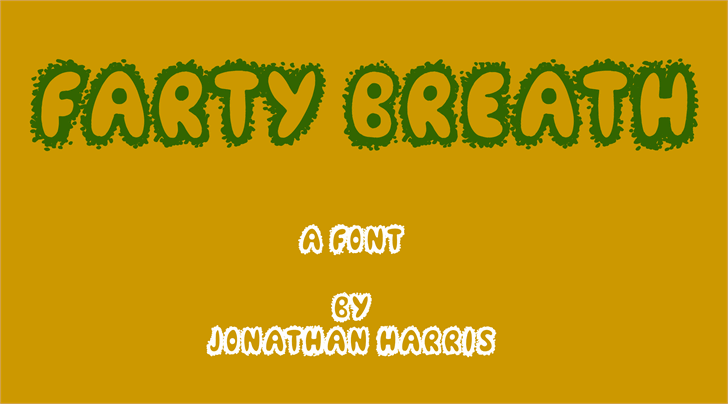 Farty Breath font插图 Farty Breath font插图