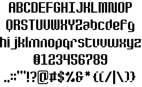 Nervousa font插图2