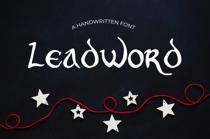 Leadword Font插图