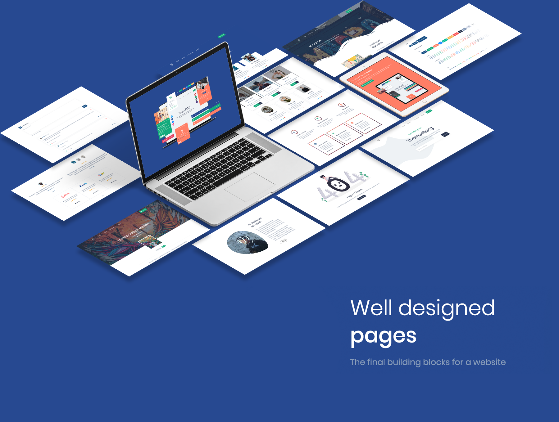 素材库下午茶：Bootstrap框架的完美网页模板素材库精选套装下载[HTML]插图(1)