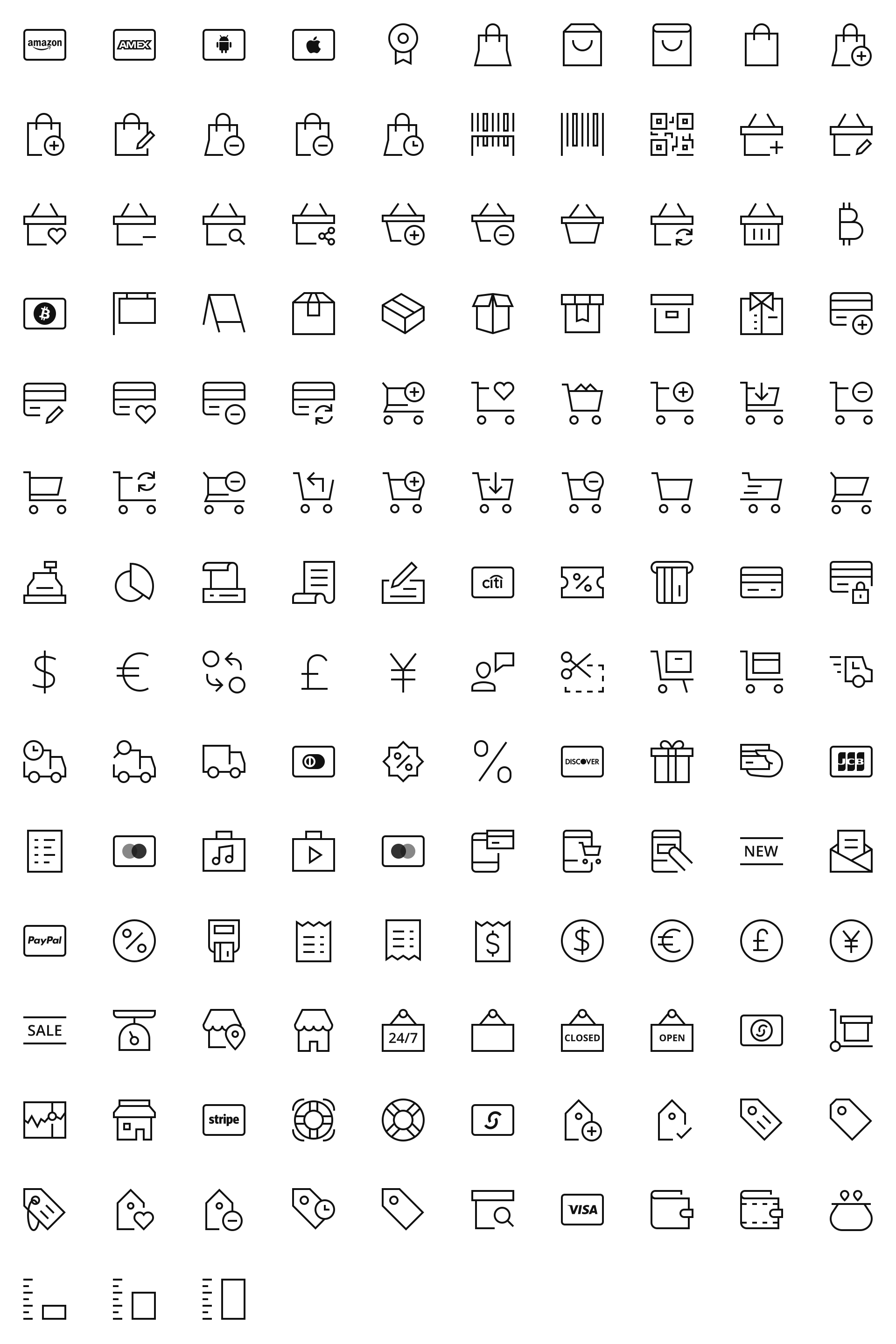 素材库下午茶：价值99美金的20000+超级图标套装下载（Ai+Sketch版）插图(17)