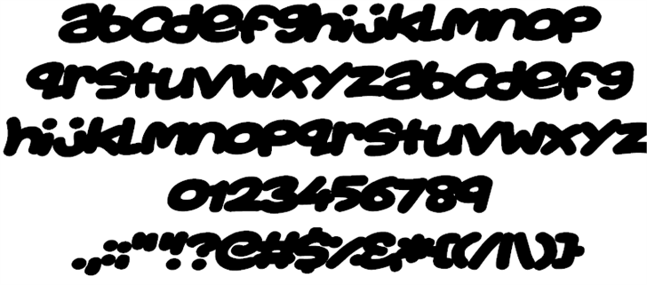 Toon Balloon font插图2 Toon Balloon font插图2