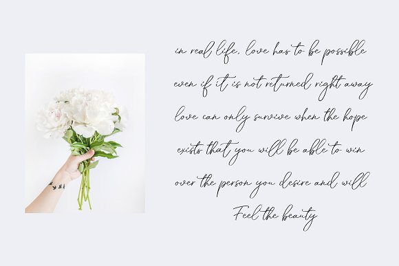 Throug Brush Font插图1