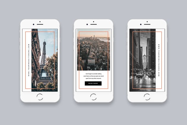 现代时尚Instagram故事贴图模板素材库精选Vol.13 Instagram Stories Vol. 13插图(4)