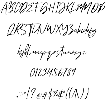 Mistrully font插图5 Mistrully font插图5