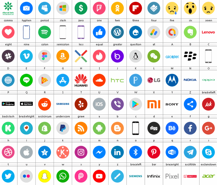 Smartphone Color Pro font插图