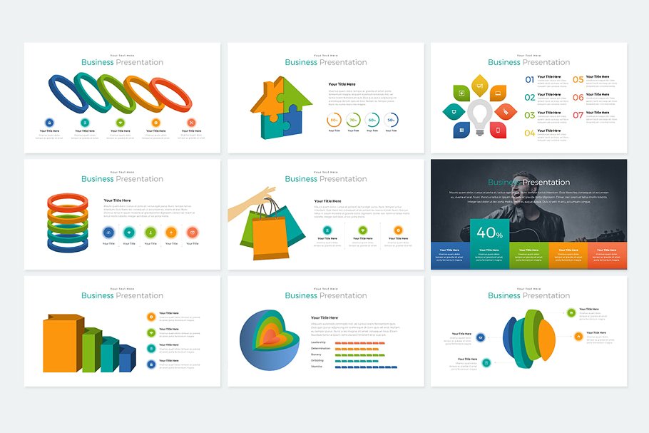 商务风格数据统计分析PPT幻灯片 Yogyakarta Powerpoint插图(15)