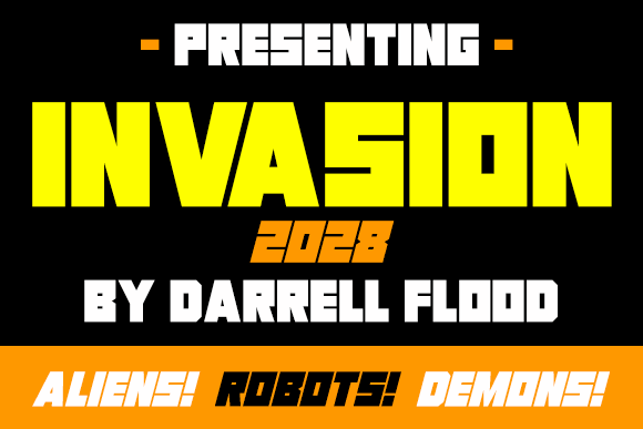 Invasion 2028 font插图 Invasion 2028 font插图
