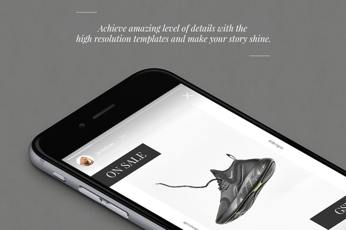 10款Instagram社交电商促销广告设计模板素材库精选 Shop Instagram Stories插图(3)