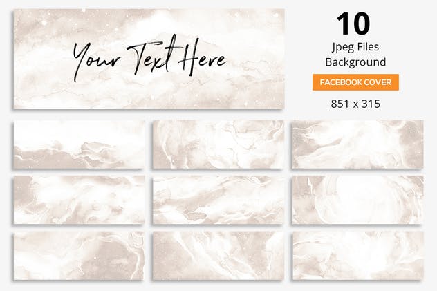 90款Facebook封面背景设计模板素材库精选 90 Facebook Cover Background插图(5)