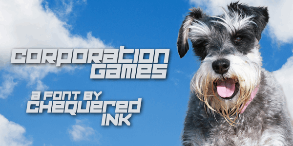 Corporation Games font插图 Corporation Games font插图