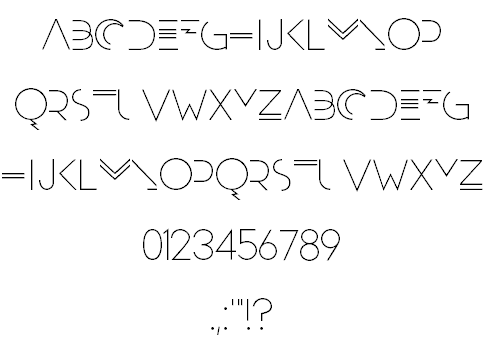 Moonrise font插图1 Moonrise font插图1