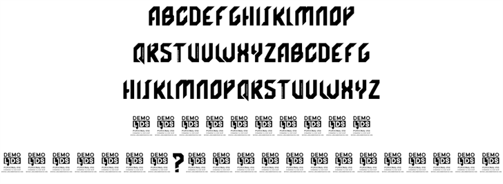 Black Nemesis Personal Use font插图4 Black Nemesis Personal Use font插图4