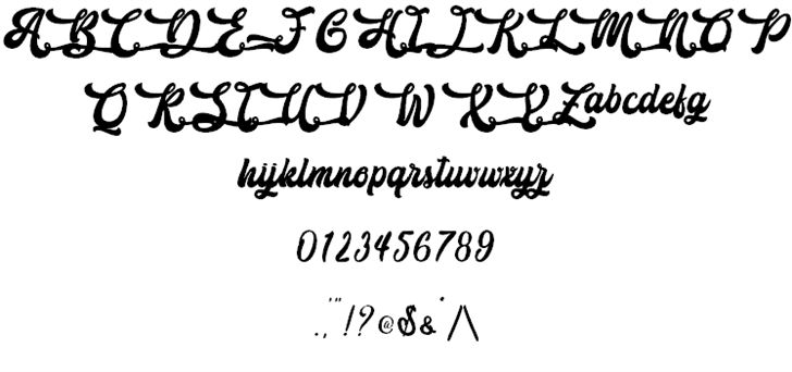 The Holiday – Personal Use font插图1 The Holiday – Personal Use font插图1