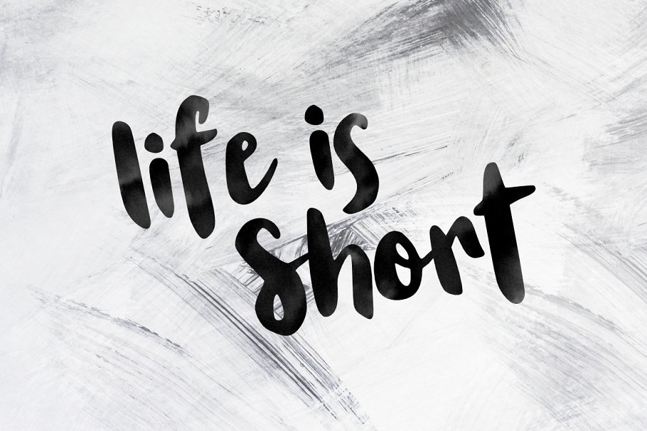 Wrist Hand Brush Font插图3