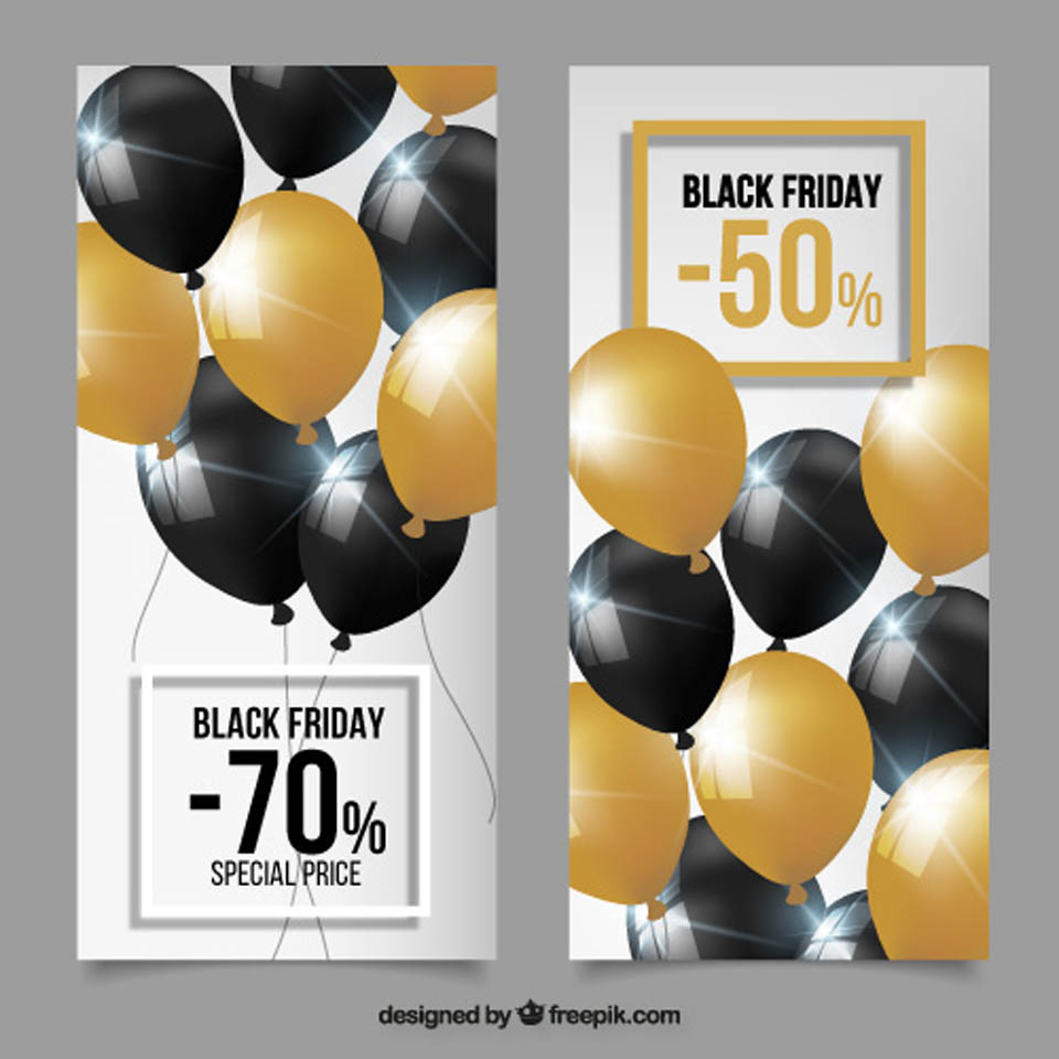 第四弹:30+黑色星期五促销广告物料素材 Black Friday Sales Graphics插图(38)