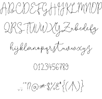 Questa Whitte font插图5 Questa Whitte font插图5