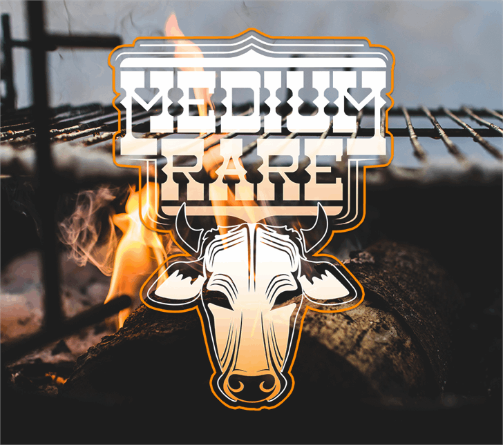 Medium Rare font插图 Medium Rare font插图