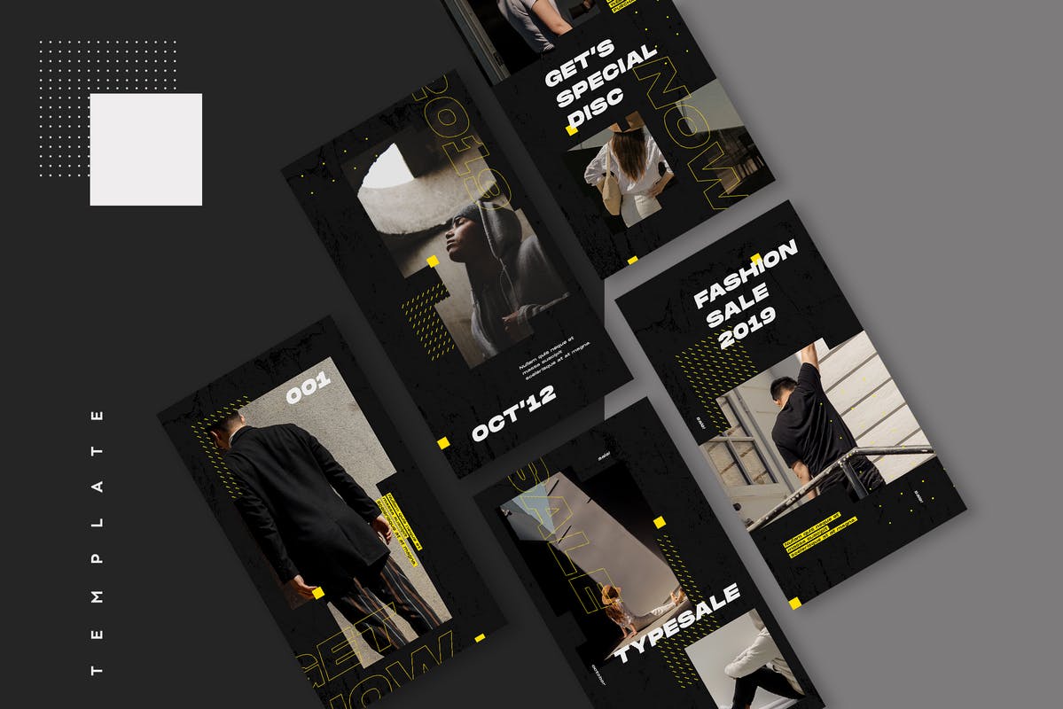 Instagram社交媒体自媒体品牌宣传设计模板素材库精选素材 Instagram Story Template插图(3)