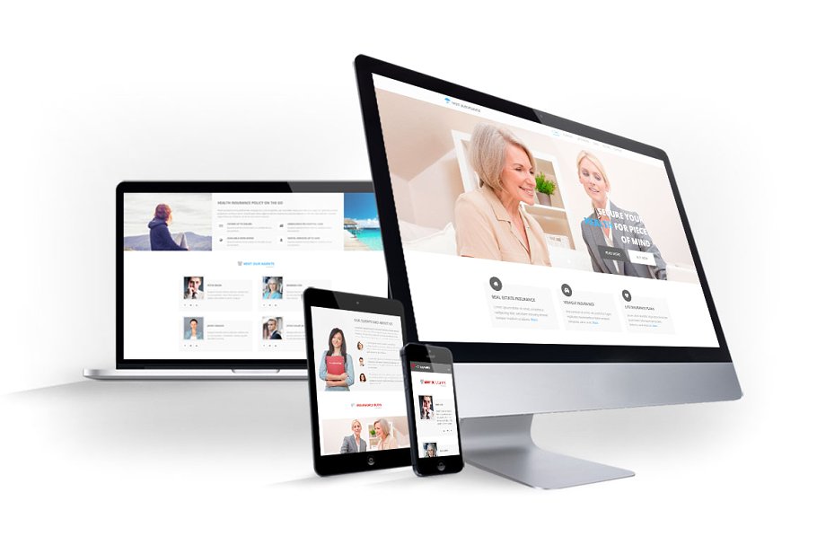 保险销售业务网站Joomla模板素材库精选 Hot Insurance插图(1)