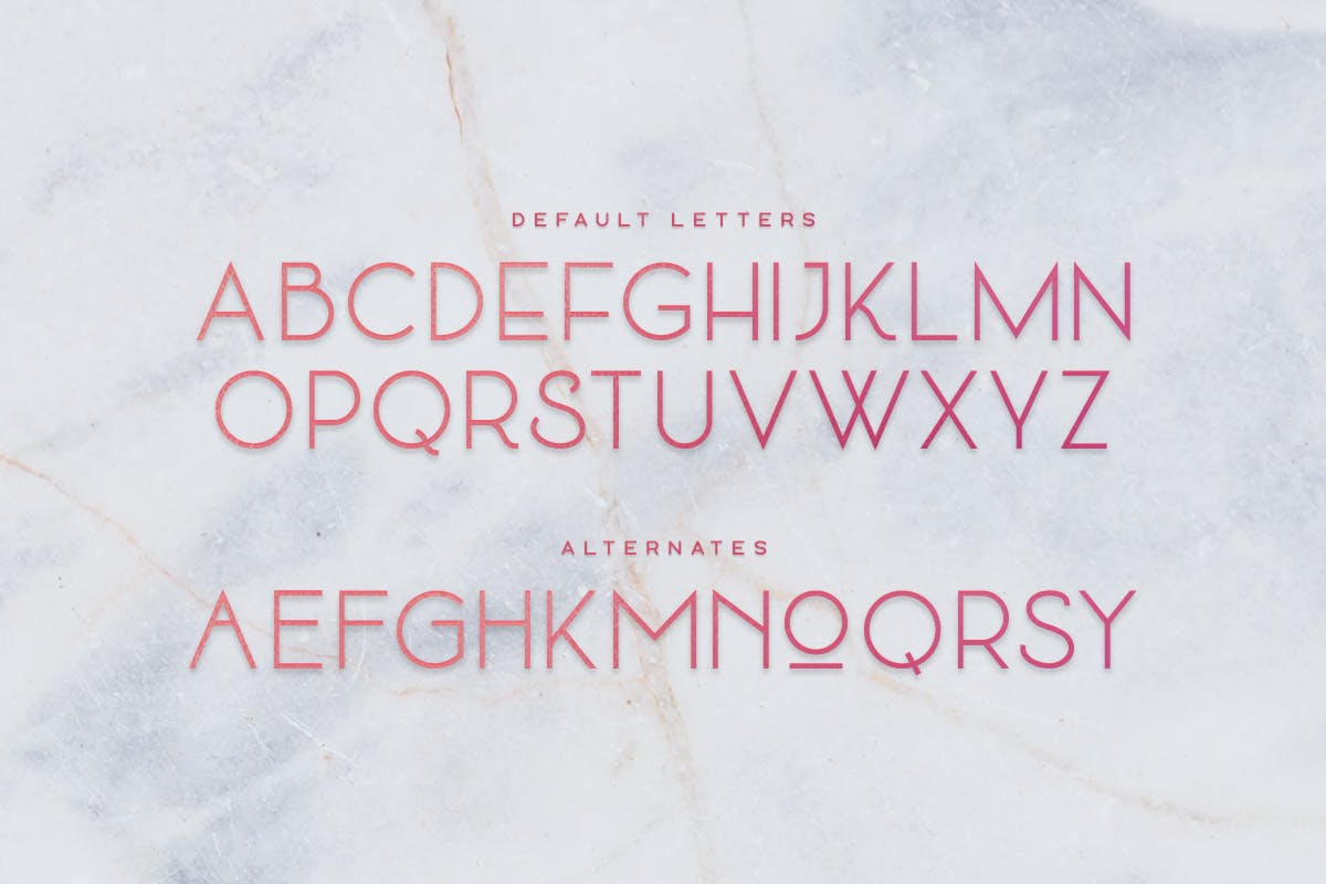 优雅装饰艺术英文无衬线字体 Quartz插图(1)