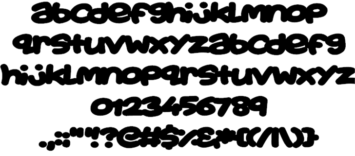 Toon Balloon font插图1 Toon Balloon font插图1