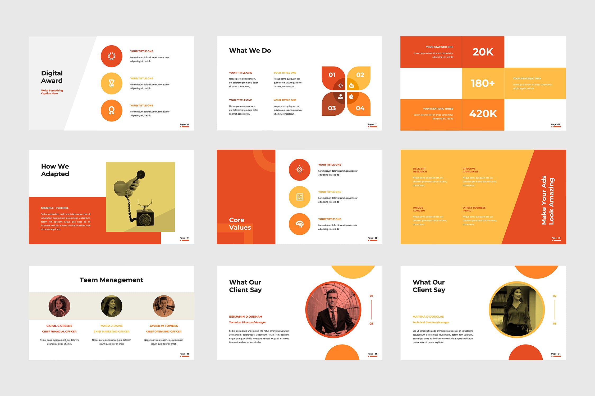 广告业务&市场营销主题业务介绍/工作报告素材库精选PPT模板 Adversite – Powerpoint Presentation插图(3)