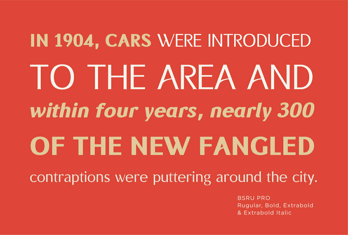 BSRU Pro Font Family插图2